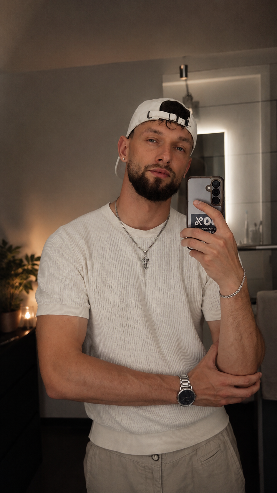 Johann bei einem Spiegelselfie